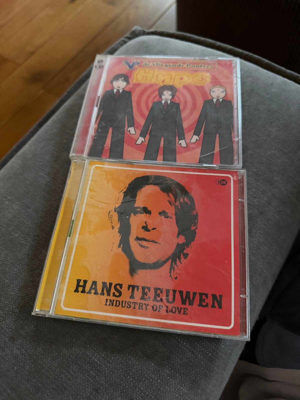 Twee cabaret cd's: Hans Teeuwen & Vliegende Panters, Cd's en Dvd's, Ophalen of Verzenden, Gebruikt, Album
