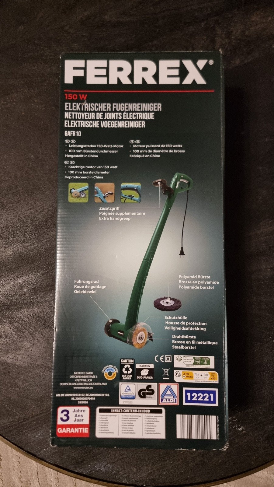 Ferrex Elektrische Voegenreiniger 150W GAFR10, Ophalen of Verzenden, Nieuw