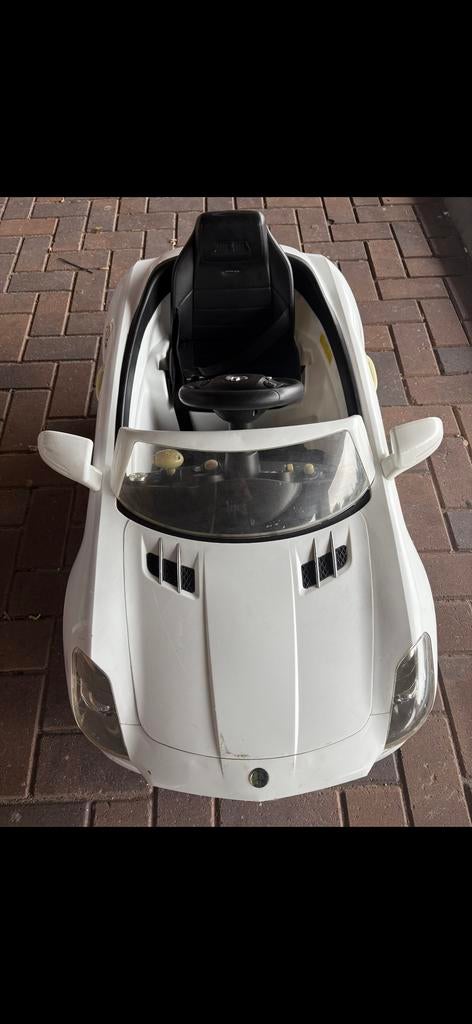 Mercedes Witte elektrische kinderauto - Zo goed als nieuw, Ophalen, Zo goed als nieuw