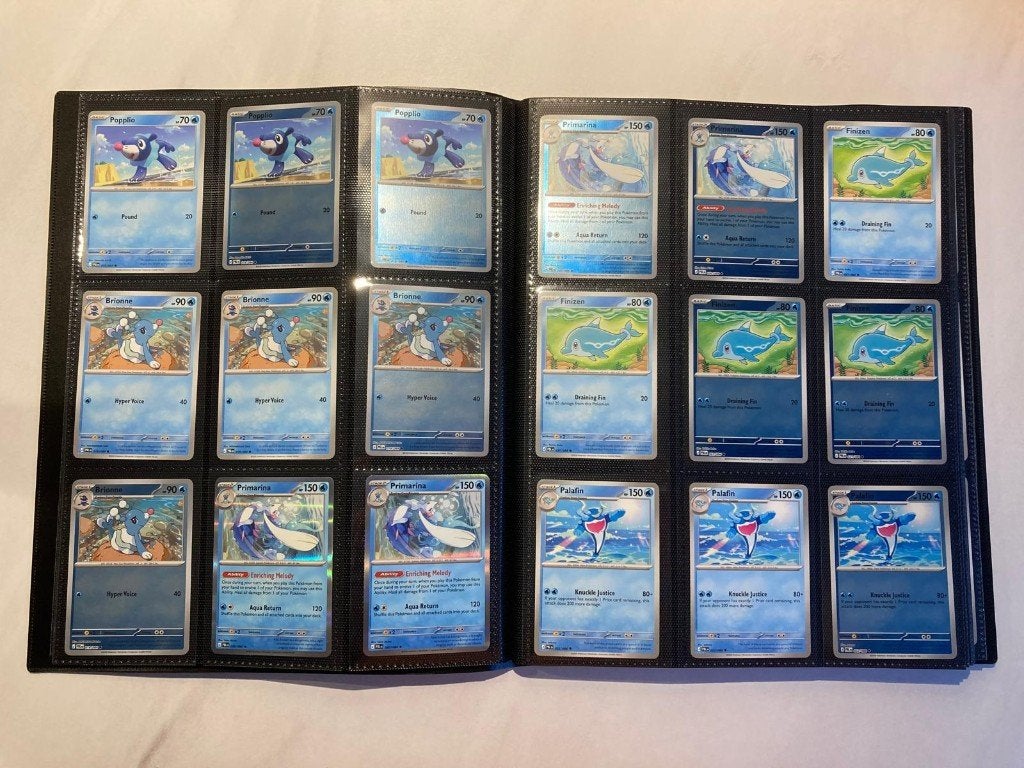 Pokemon kaarten Pitch Black Master base set 95+% compleet, Ophalen of Verzenden, Nieuw, Meerdere kaarten, Foil