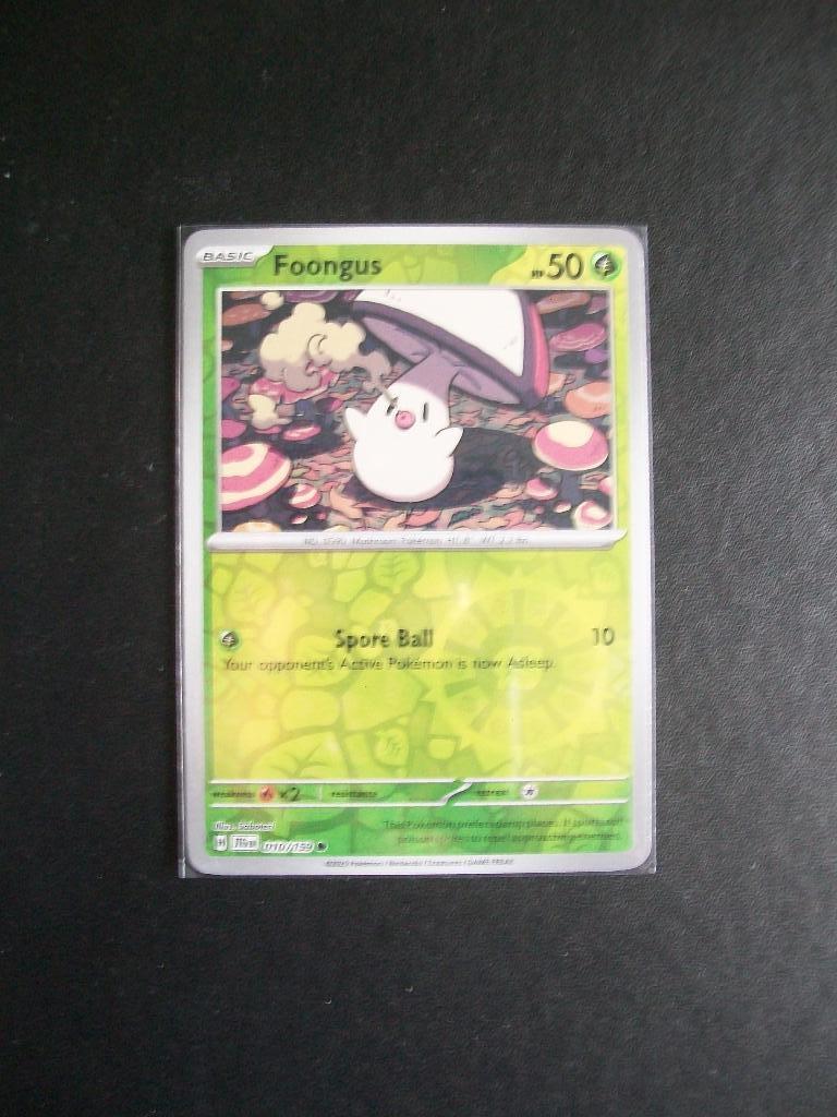 9115: Nieuwe Pokemon Kaart Holofoil FOONGUS HP 50 (010/159), Verzenden, Nieuw, Losse kaart, Foil