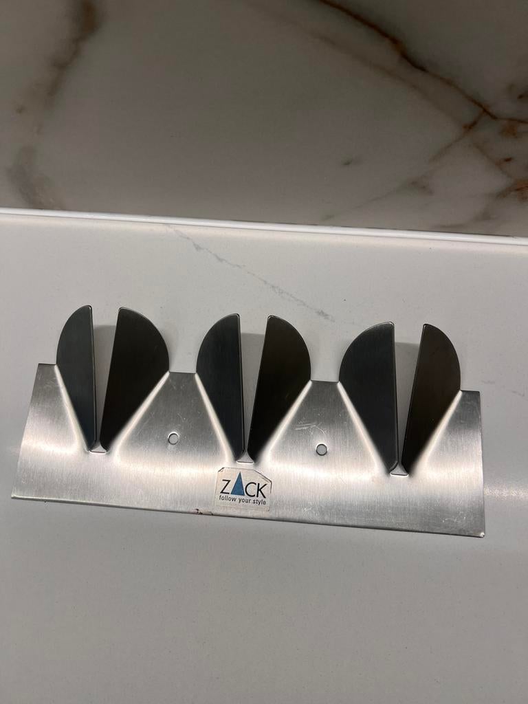 ZACK RVS HANDDOEK REKJE REK MET KLEMMEN, Ophalen of Verzenden, Zo goed als nieuw, Overige kleuren, Handdoekenrek