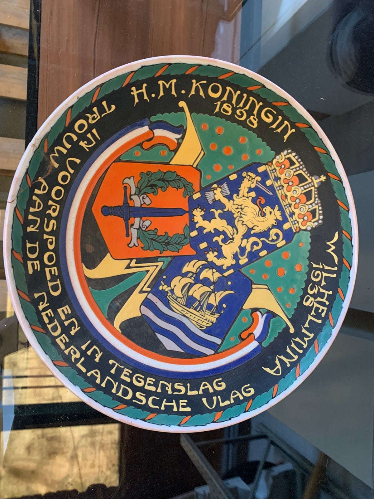 Herdenkingsbord Platelen wandbord, Ophalen of Verzenden
