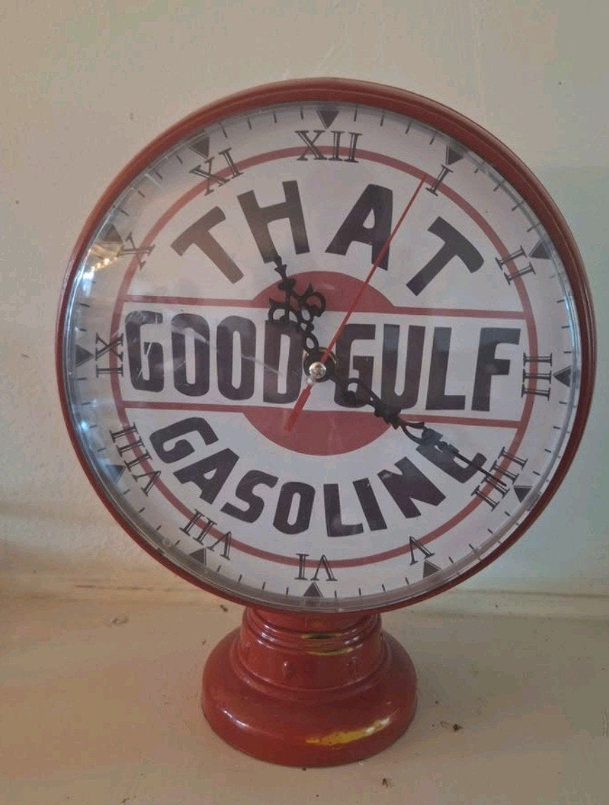 that good gulf gasoline klok, Ophalen of Verzenden