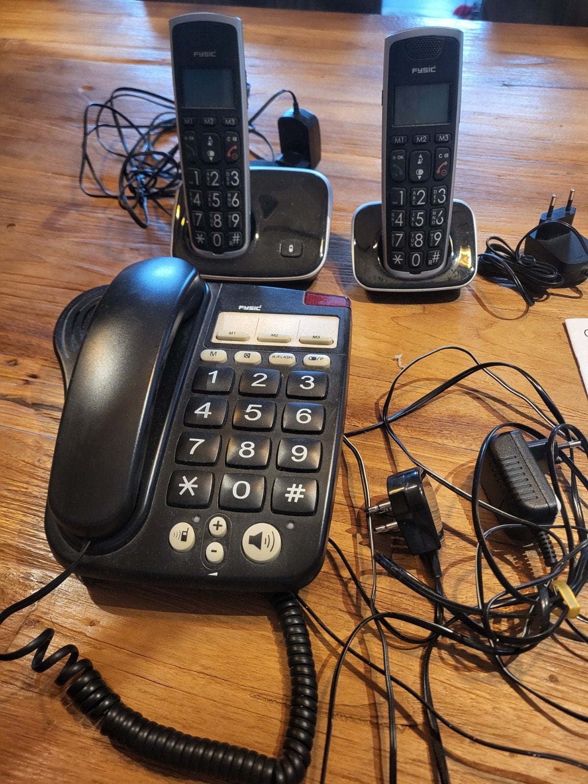 Fysic FX-3620 telefoon met handsets, Ophalen of Verzenden, Gebruikt, 2 handsets