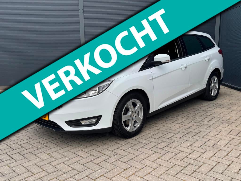 Ford Focus Wagon 1.0i Navi / Nap / Pdc, 101 pk, Gebruikt, Euro 6, Wit