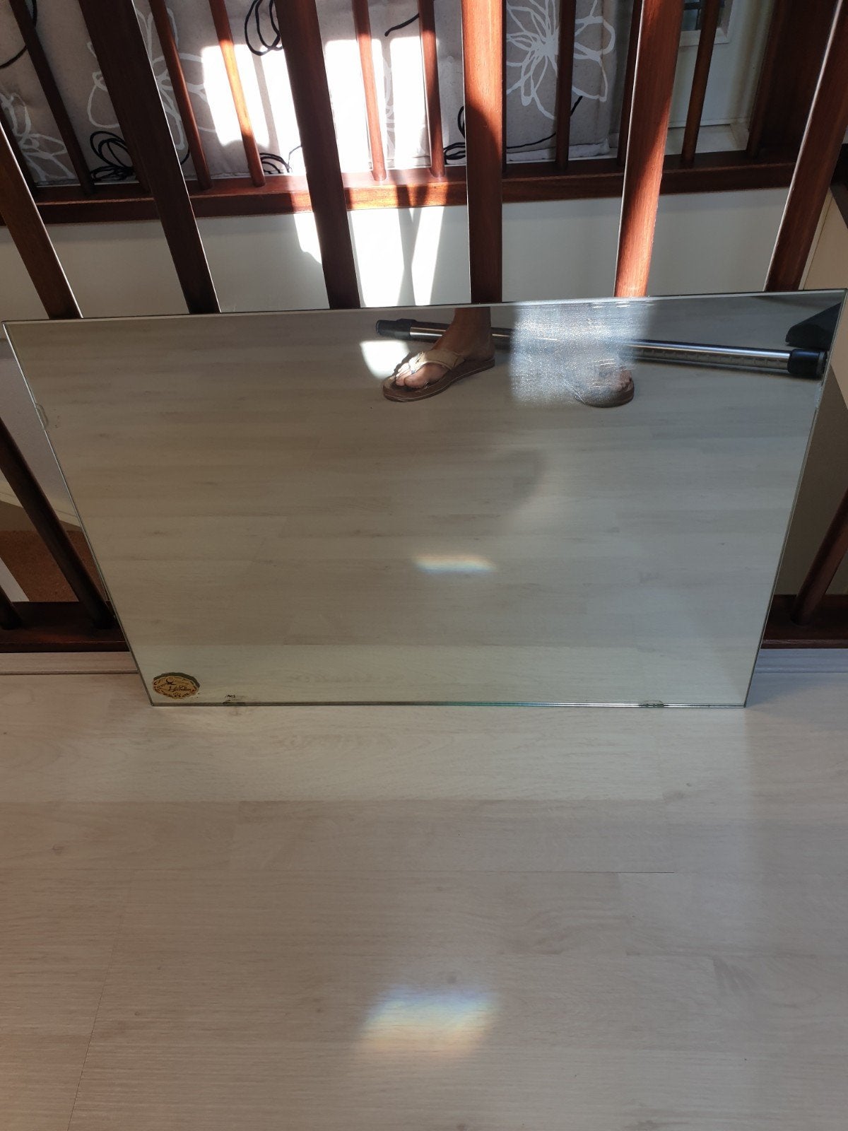 Rechthoekige spiegel 40 x 57, Ophalen, Minder dan 50 cm, Zo goed als nieuw, Minder dan 100 cm