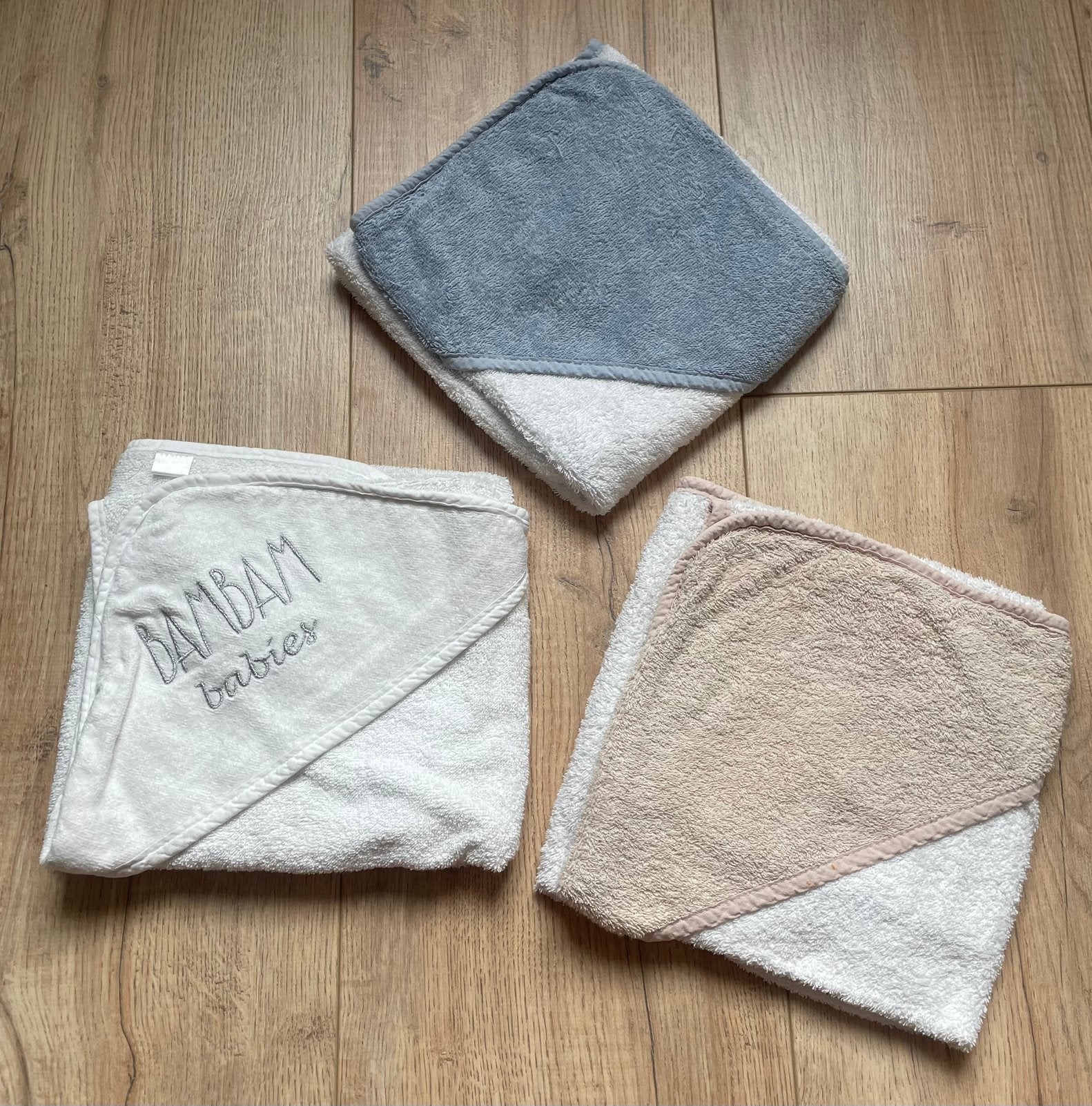 Badcape baby 3 stuks, Ophalen of Verzenden, Gebruikt, Overige typen