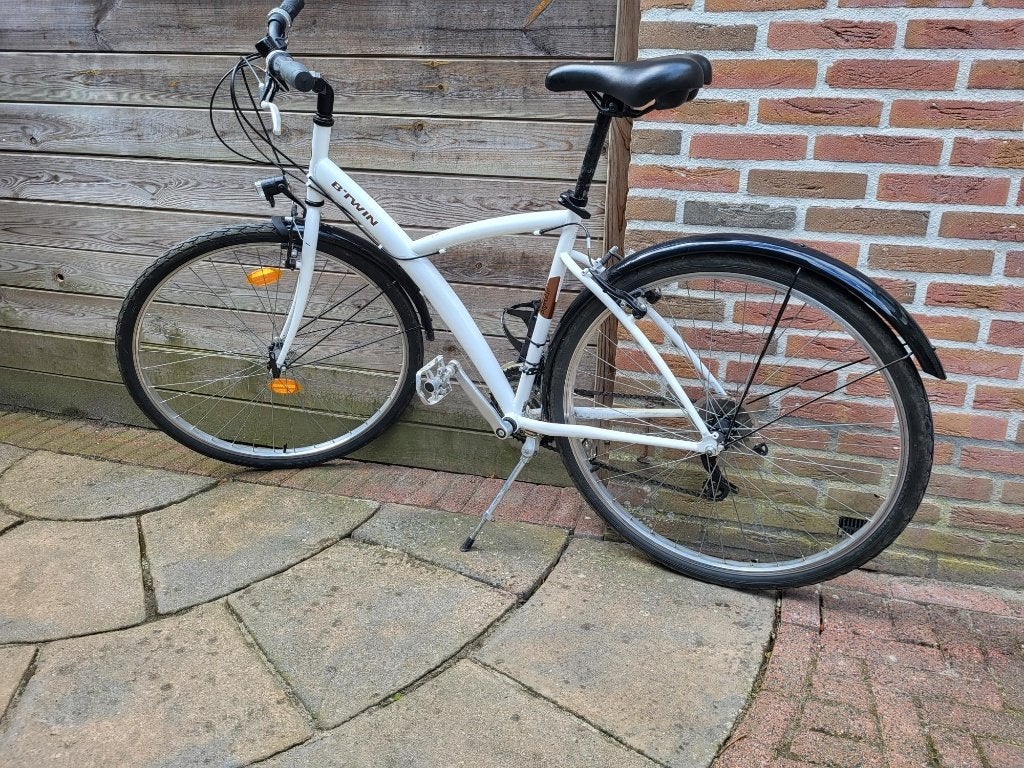 B'Twin Original 300 MTB met helm en handschoentjes, Velgrem, Zo goed als nieuw, Geen vering, Ophalen