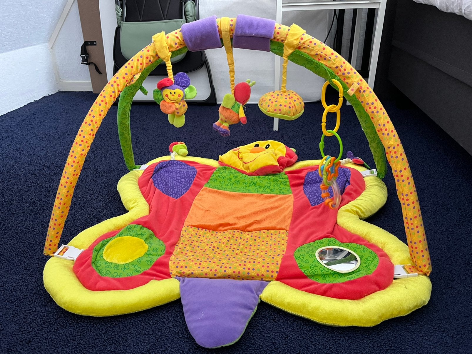 Baby gym in handige opberg tas, Ophalen, Zo goed als nieuw, Babygym