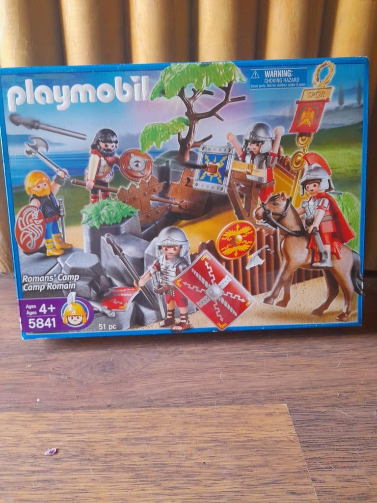 Playmobil Romeins kamp 5841, Kinderen en Baby's, Speelgoed | Playmobil, Ophalen of Verzenden, Nieuw, Complete set