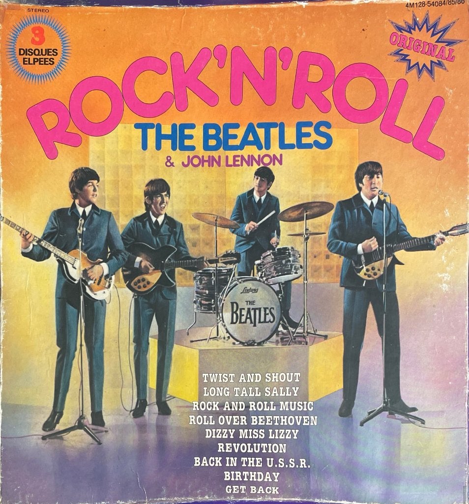 The beatles & John Lennon - Rock 'N' Roll  3 LP BoxSet, Cd's en Dvd's, Vinyl | Rock, Gebruikt, Boxset, Poprock, 1960 - 1969, 12 inch