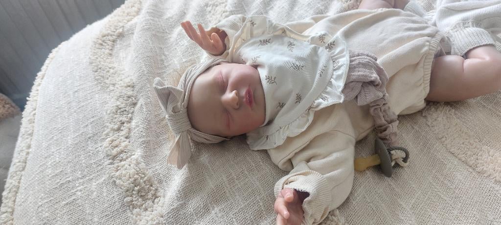 Reborn baby, Verzamelen, Ophalen of Verzenden, Zo goed als nieuw, Babypop