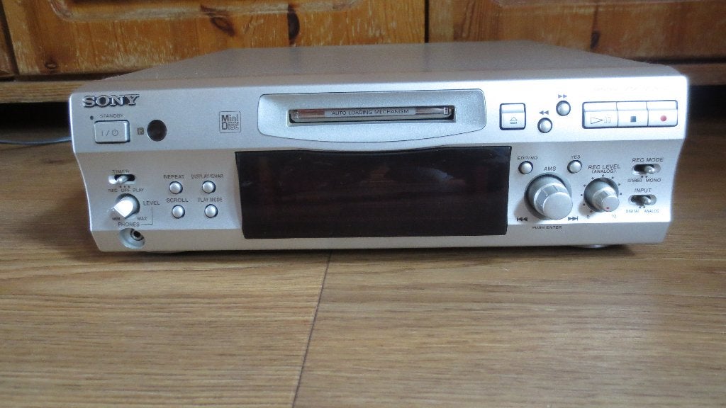 Sony MD Minidisc Deck Speler Recorder MDS-S707 + 29x Disc, Ophalen, Minidisc-speler