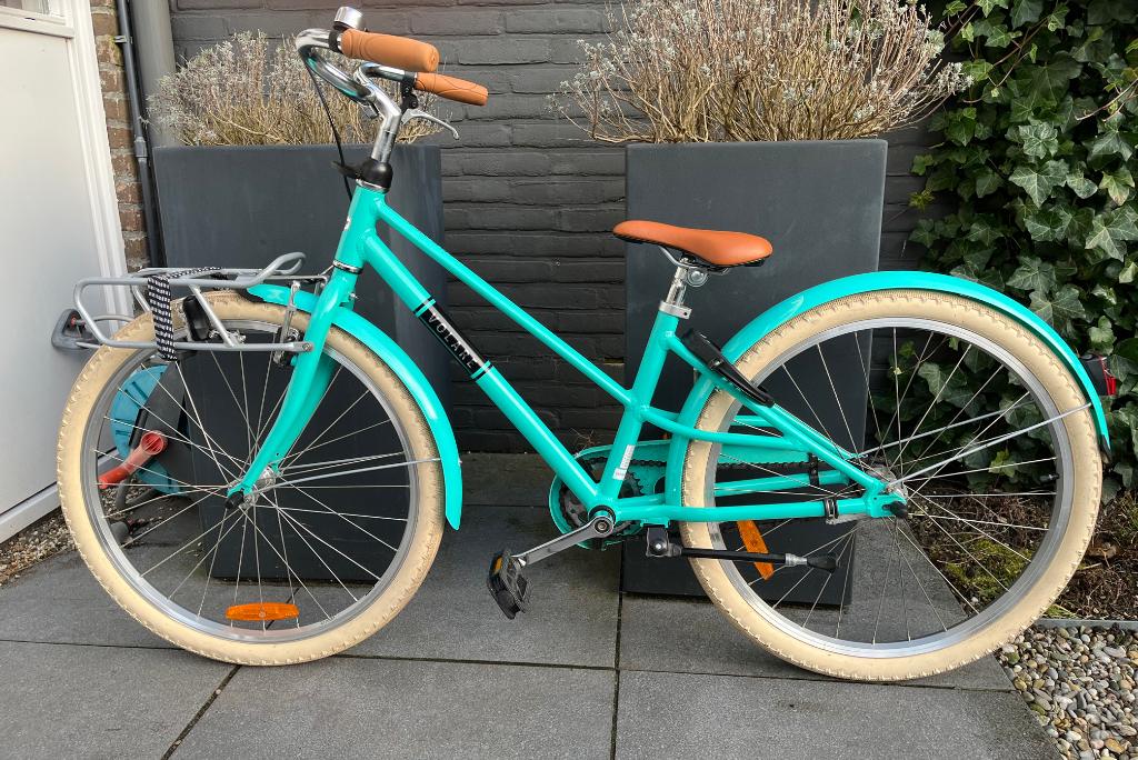 Kinderfiets Volare Melody 24 inch - Turquoise, Fietsen en Brommers, Fietsen | Meisjes, Ophalen, Terugtraprem, Volare Melody, Handrem