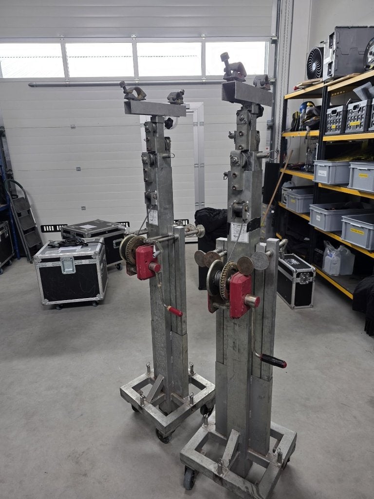 wind-up statief 100kg 1.7m - 5.0m, Muziek en Instrumenten, Licht en Laser, Ophalen, Gebruikt, Licht