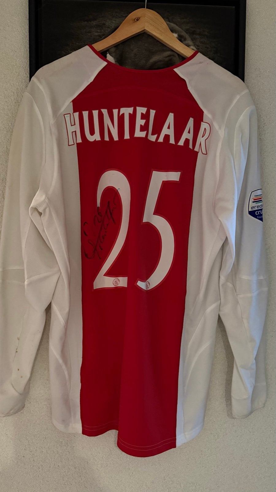 Matchworn Ajax shirt Klaas Jan Huntelaar  2005/2006, Ophalen of Verzenden, Gebruikt, Shirt