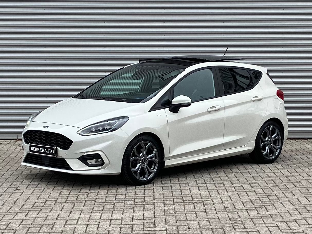 Ford Fiesta Mild Hybrid ST-Line X Pano Virtual cockpit Cam, Voorwielaandrijving, Met garantie (alle), Wit, Bedrijf