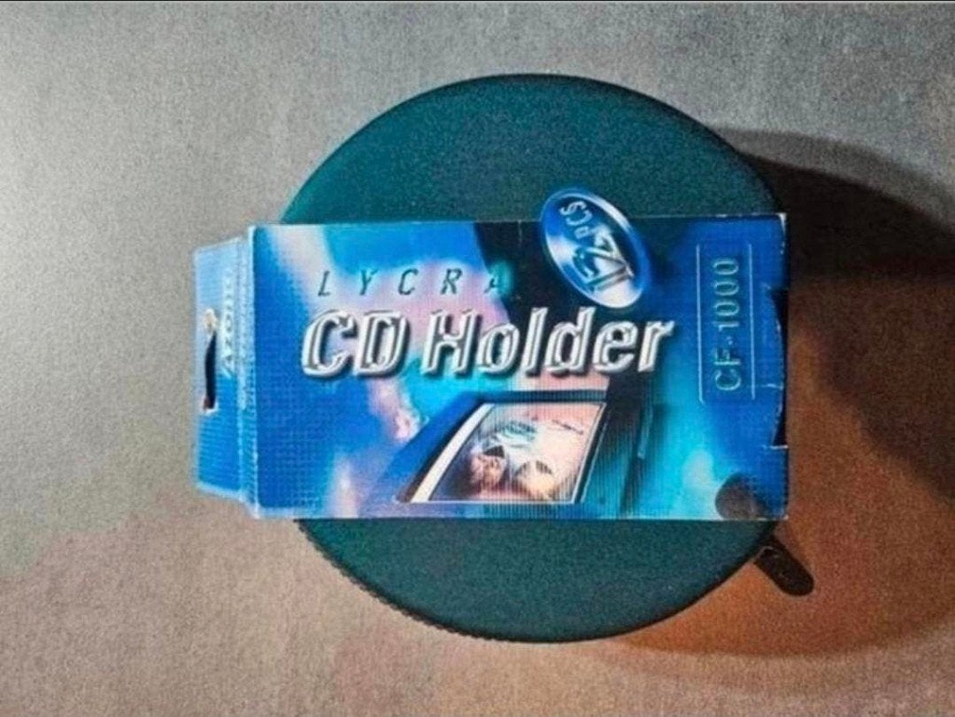 Lycra 12x CD DVD Holder Groen CF-1000 Mapje Hoesje Houder, Computers en Software, Beschrijfbare discs, Nieuw, Azona, Ophalen of Verzenden