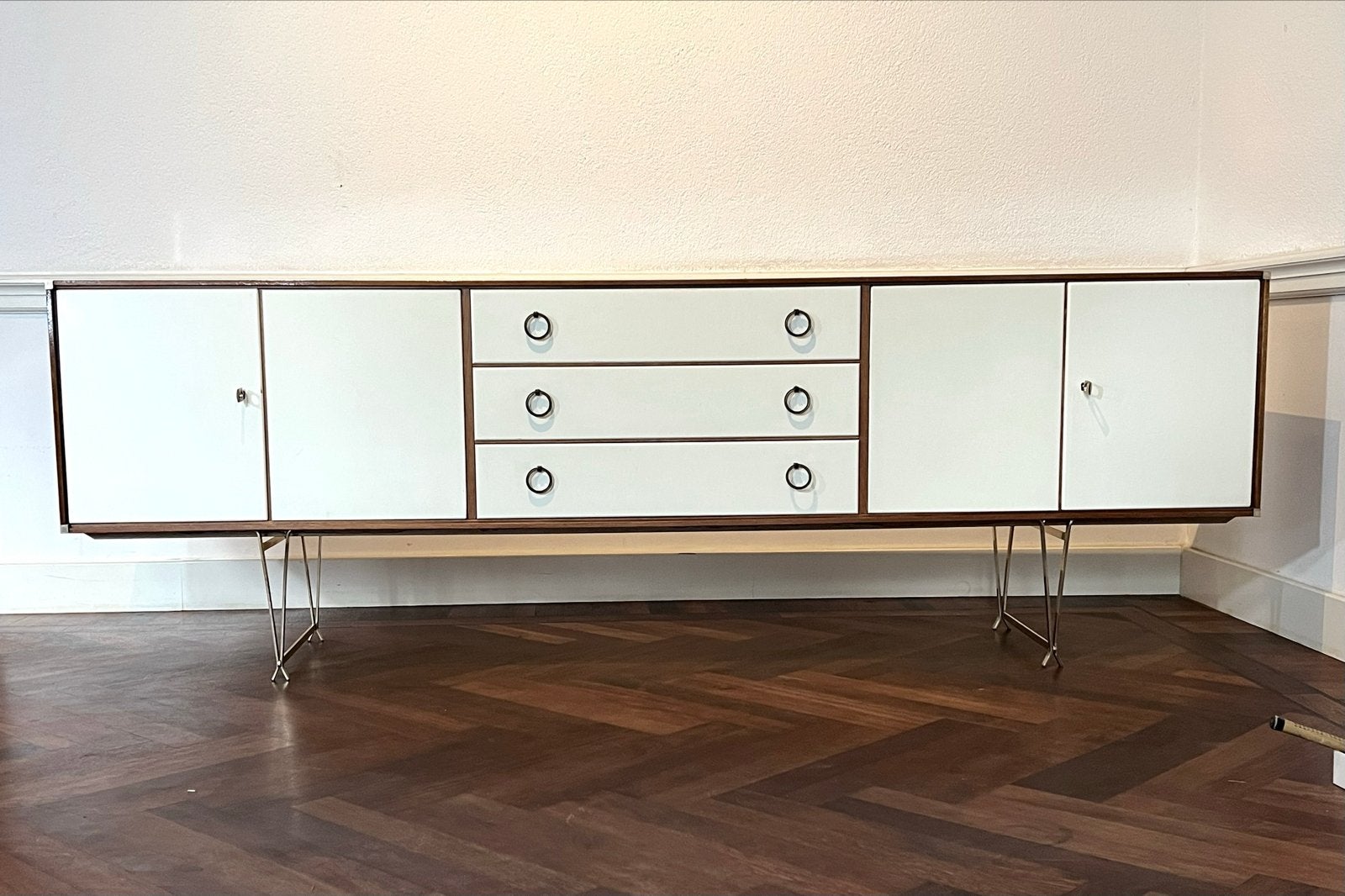 Vintage Dressoir van William Watting 225 cm, Ophalen