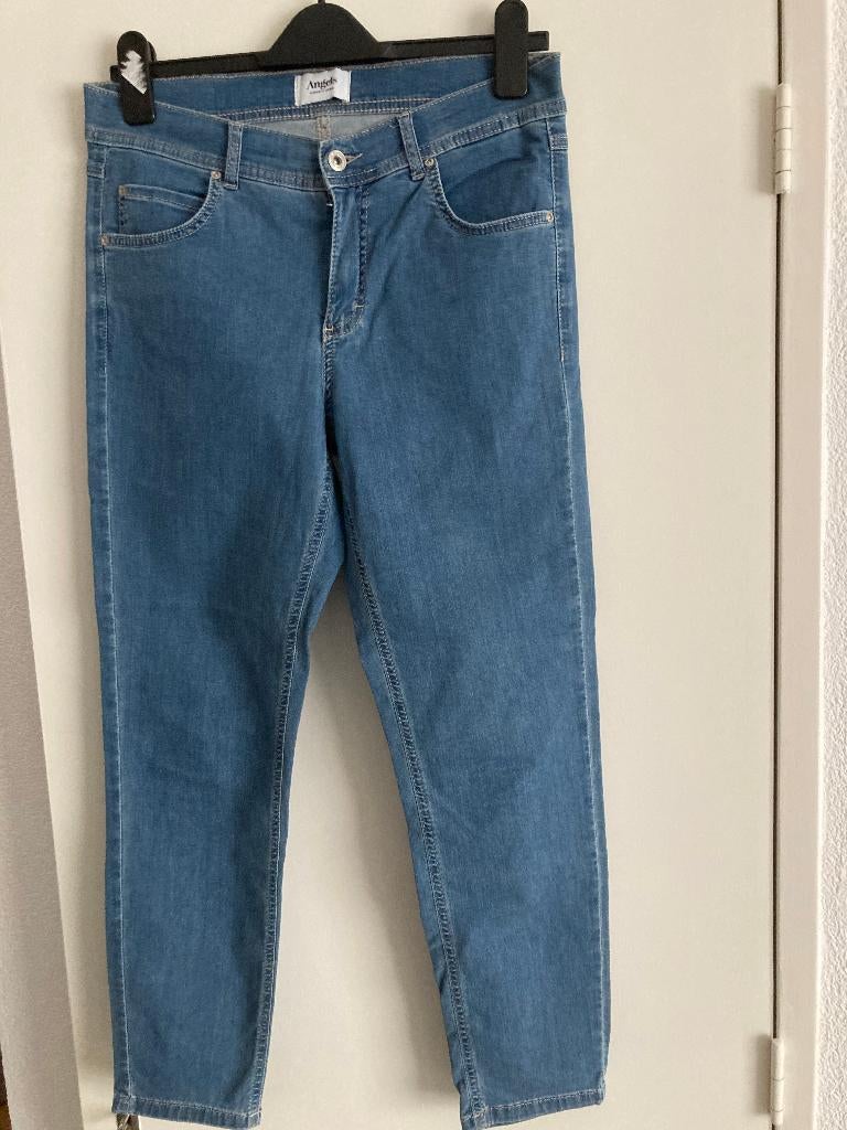 mooie broek van angels maat 38, Blauw, Ophalen of Verzenden, Zo goed als nieuw, W30 - W32 (confectie 38/40)