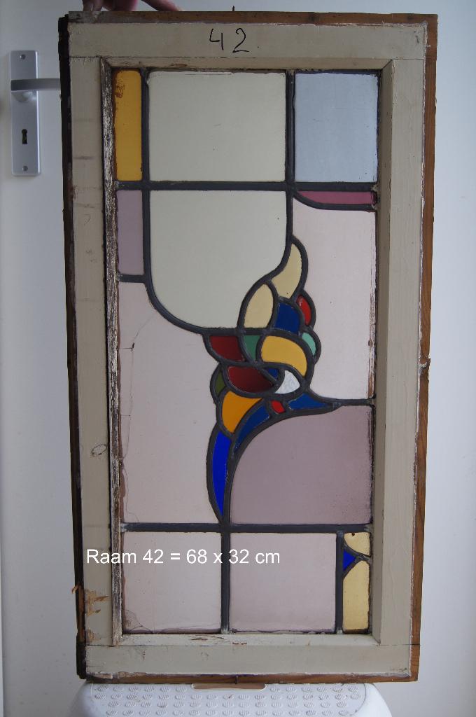 Glas in Lood te koop, Ophalen, Gebruikt