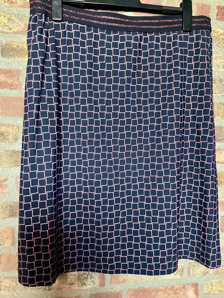 Cadadia! Als nieuwe prachtige donker blauwe rok goud mt  46, Kleding | Dames, Rokken, Blauw, Maat 46/48 (XL) of groter, Ophalen of Verzenden