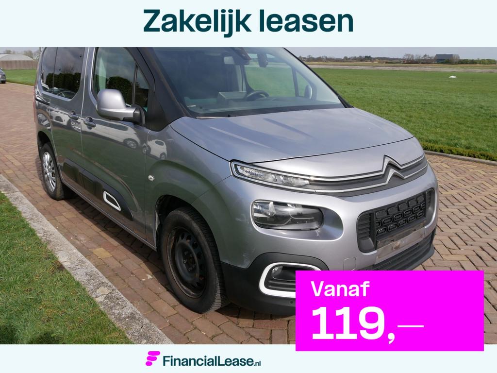 Citroen Berlingo 1.5 BlueHDI 55kW 5-PERS AC NAVI * 6999 NETT, Voorwielaandrijving, Stof, Zwart, 4 cilinders