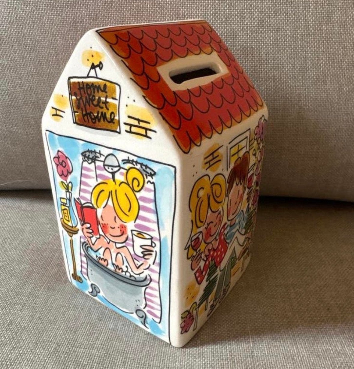 Nieuwe spaarpot /huisje Blond Amsterdam, Ophalen of Verzenden, Nieuw, Aardewerk