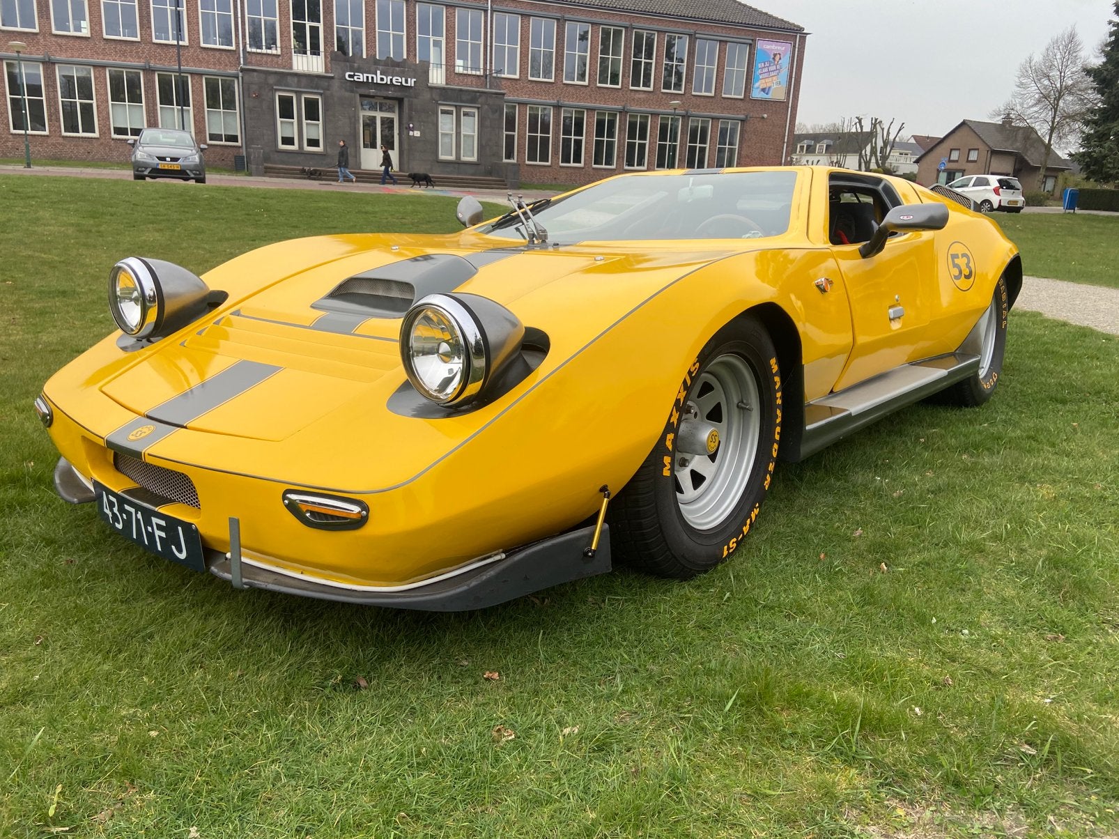 Volkswagen EAGLE SS bj 1968 APK en Belasting vrij Kitcar 1.8, Auto's, Zwart, Volkswagen, Geel, Handgeschakeld