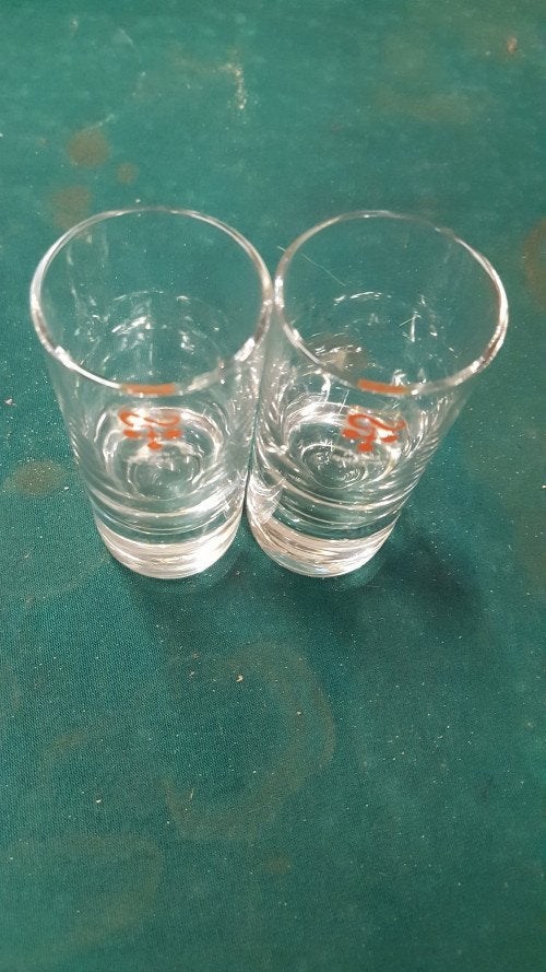 shotglazen, mond geblazen, Verzamelen, Ophalen of Verzenden, 'T Olde Gre-j, Info@toldegrej.nl, Endepoelstraat 20f Didam