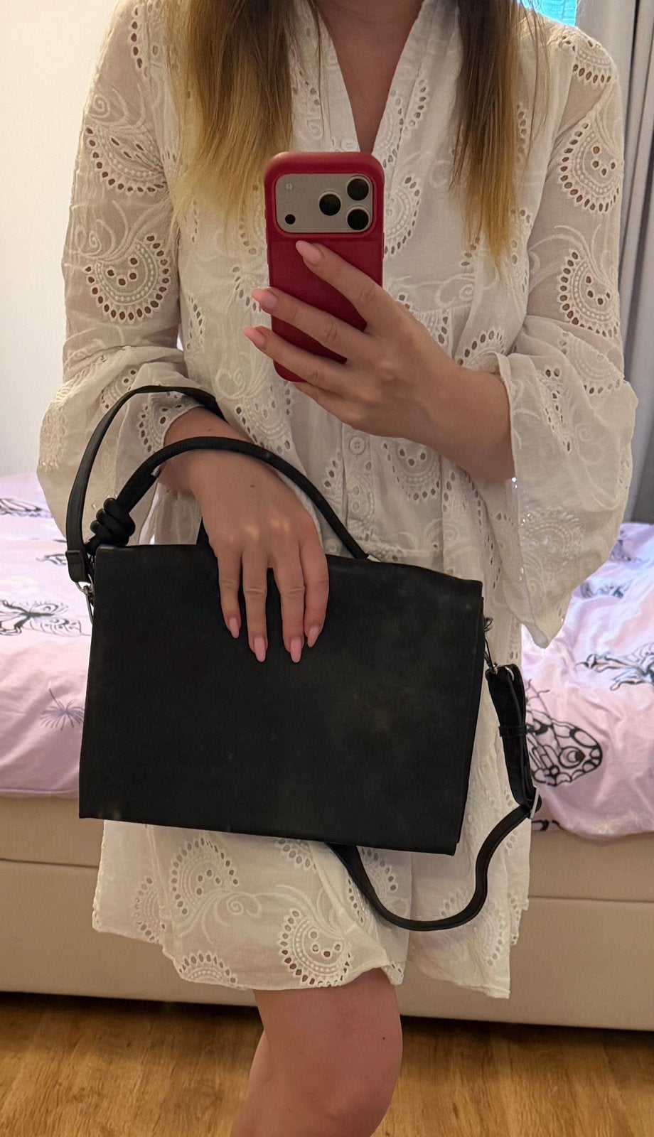 Black handbag Reserved, Ophalen of Verzenden, Zo goed als nieuw, Zwart, Handtas