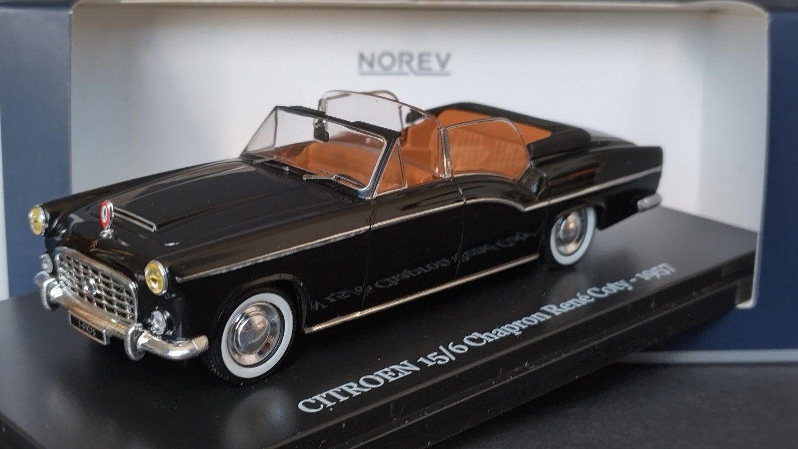 Citroen Traction Avant Presidentiële 1:43 Norev Pol, Auto, Verzenden, ., Nieuw
