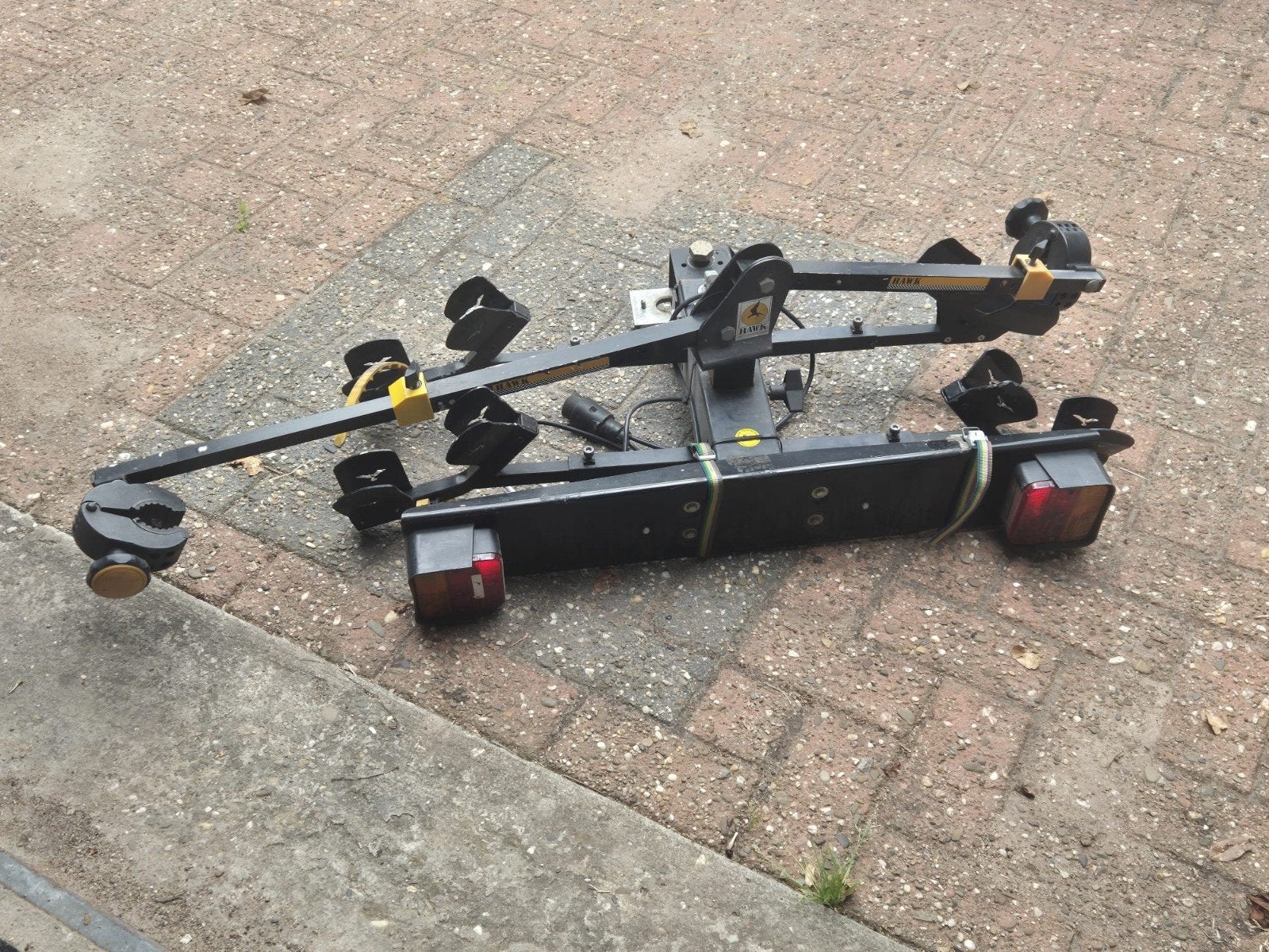 Spinder fietsendrager, Ophalen, 2 fietsen, Gebruikt, Trekhaakdrager