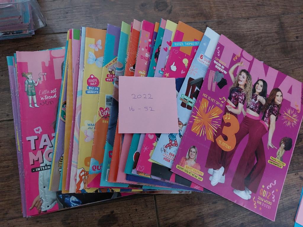 Tina's tijdschriften 2022  37 stuks, Ophalen of Verzenden, Gelezen, Overige typen