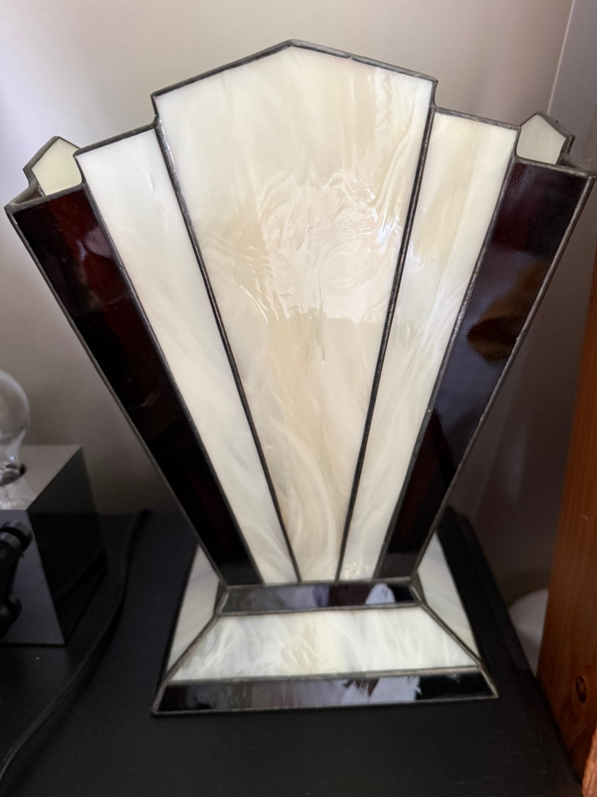 Echte Tiffany lamp, Ophalen, Zo goed als nieuw, Glas