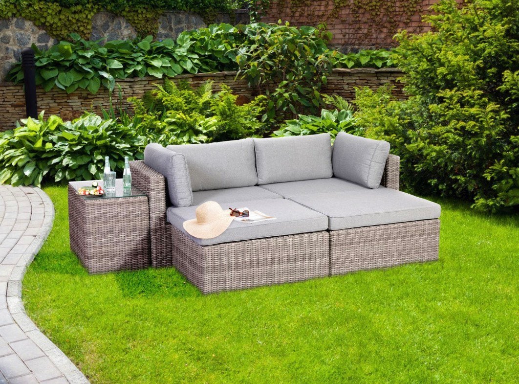 Nieuwe Loungeset Palma (Lidl webshop) – Nieuw in doos, Tuin en Terras, Ophalen, 4 zitplaatsen, Rotan, Nieuw