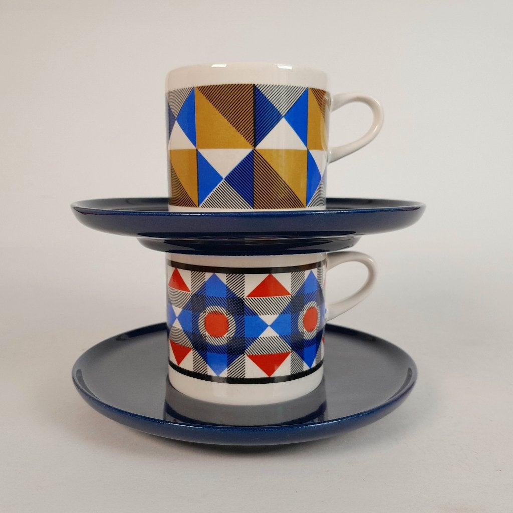 Vintage Melitta kop en schotel - Germany - retro 60's 70's, Verzamelen, Ophalen of Verzenden, Huis en Inrichting