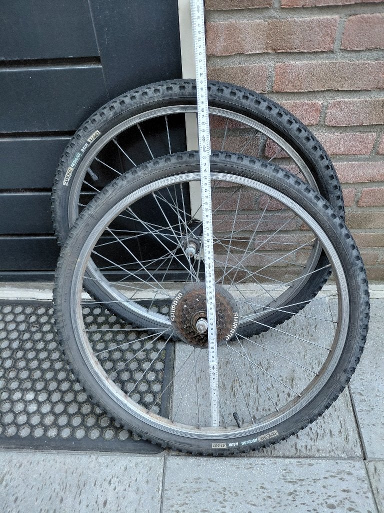 2x fietswiel crossfiets kindermaat 24 x 1,75, Ophalen, BMX