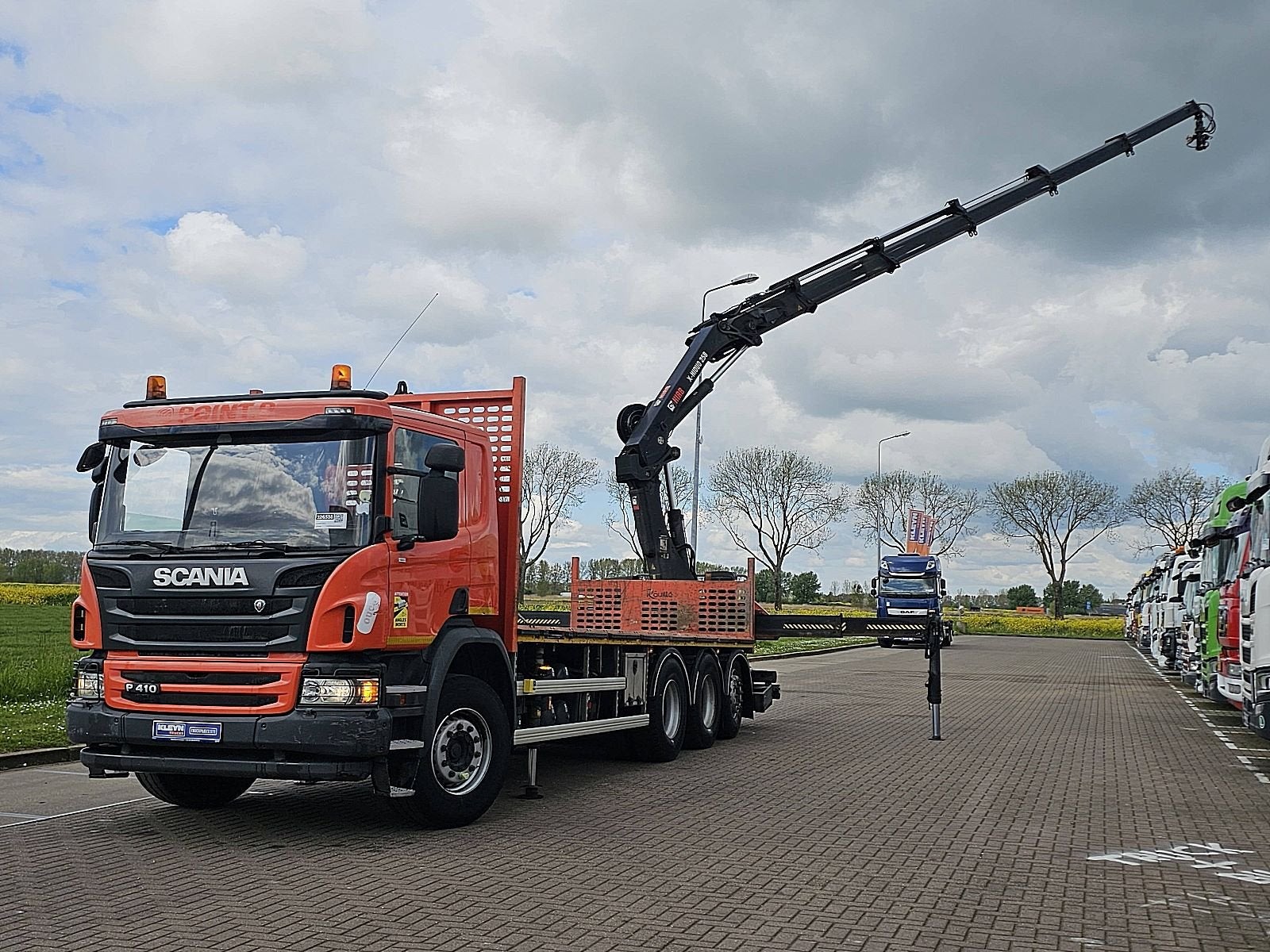 SCANIA P410 hiab 258ep5, Automaat, Euro 6, Diesel, Te koop