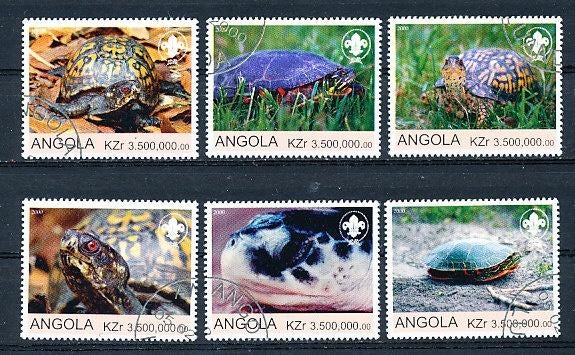 Angola 2000 ANG006 gest, cinderella, Ophalen of Verzenden, Overige landen, Gestempeld