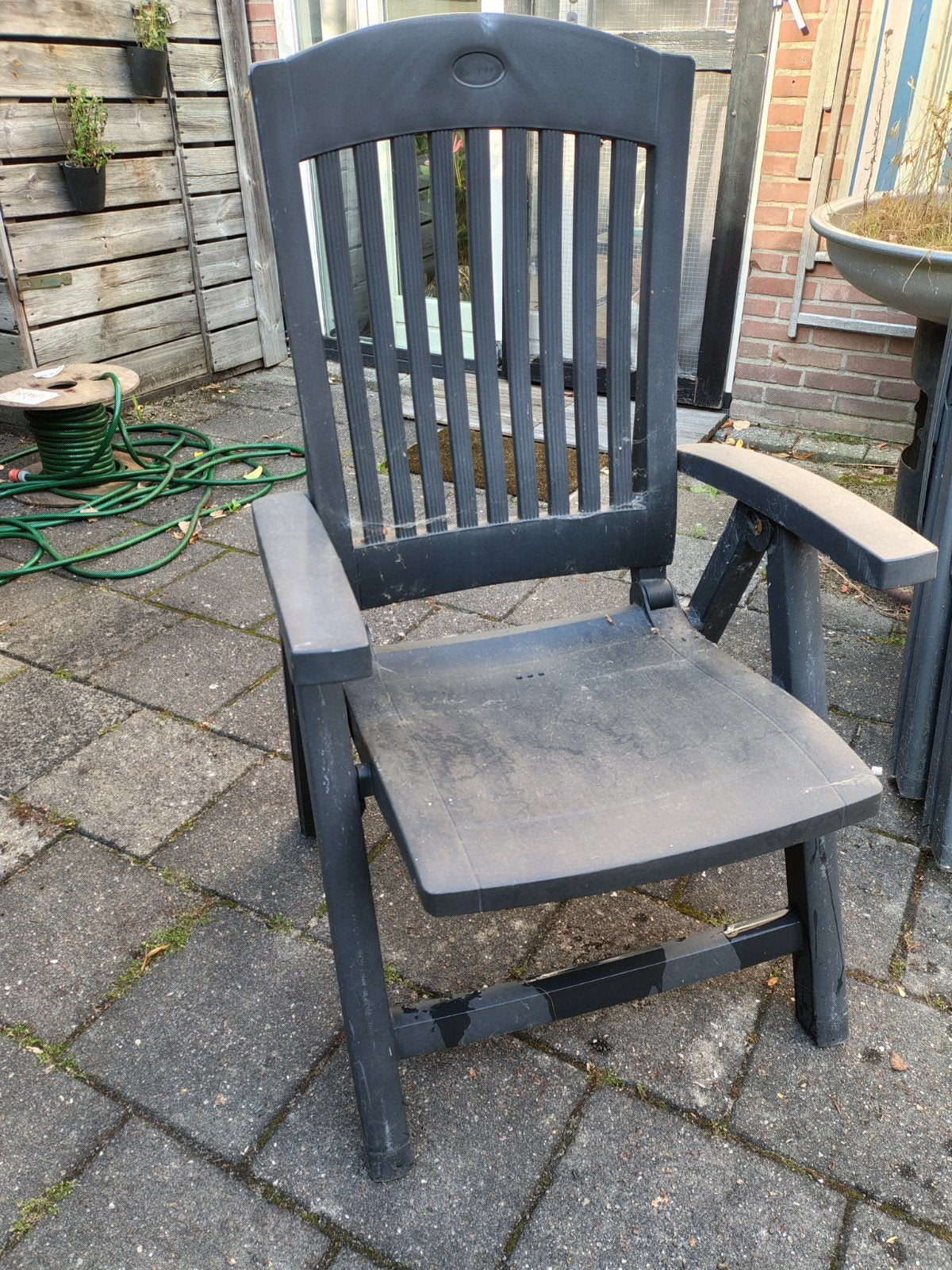 GRATIS 4 Hartman stoelen, Ophalen, Gebruikt