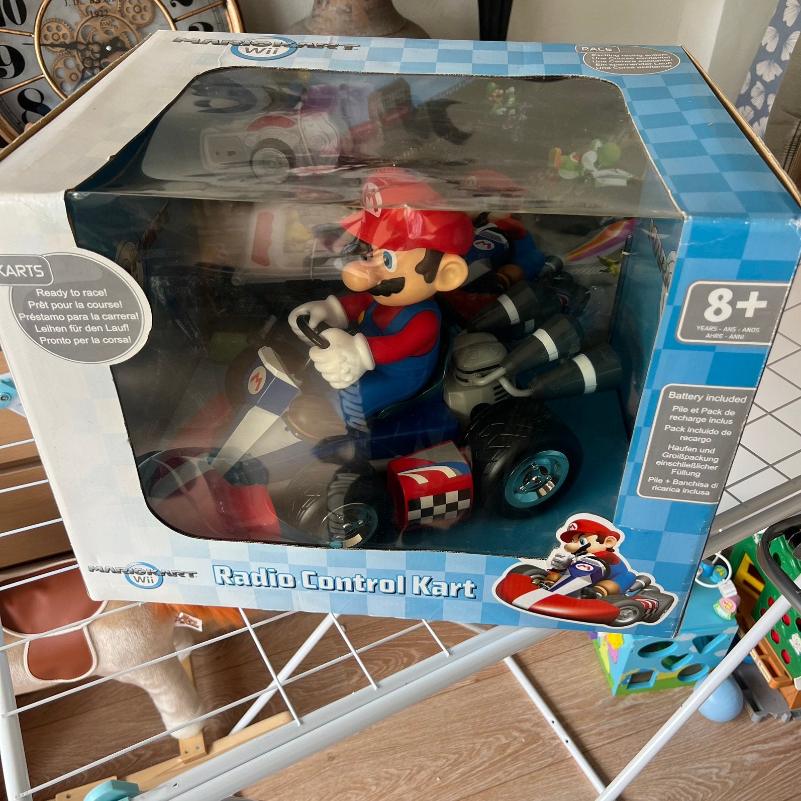 Wii mario kart rc groot! nog in doos helemaal compleet, Ophalen of Verzenden, Zo goed als nieuw