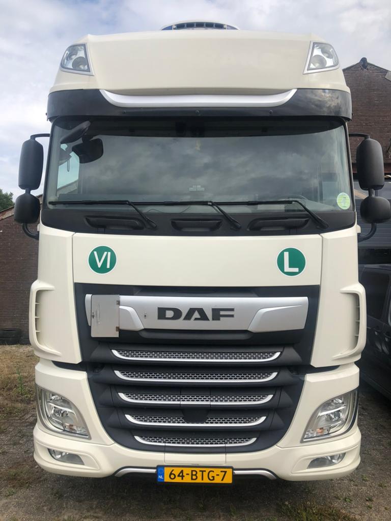 DAF XF480 FT.  Super Space cab.  Euro6, Auto's, Automaat, Achterwielaandrijving, Euro 6, Wit