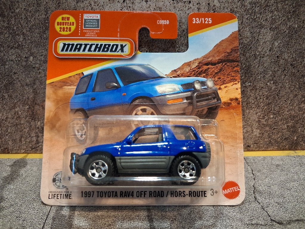 1997 Toyota RAV4 Off Road van Matchbox, Ophalen, Nieuw, Auto