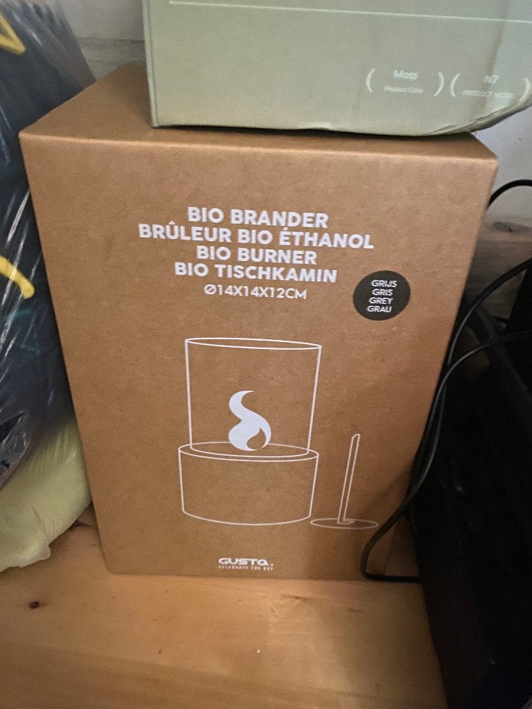 Bio brander, Ophalen, Zwart, Nieuw, Modern