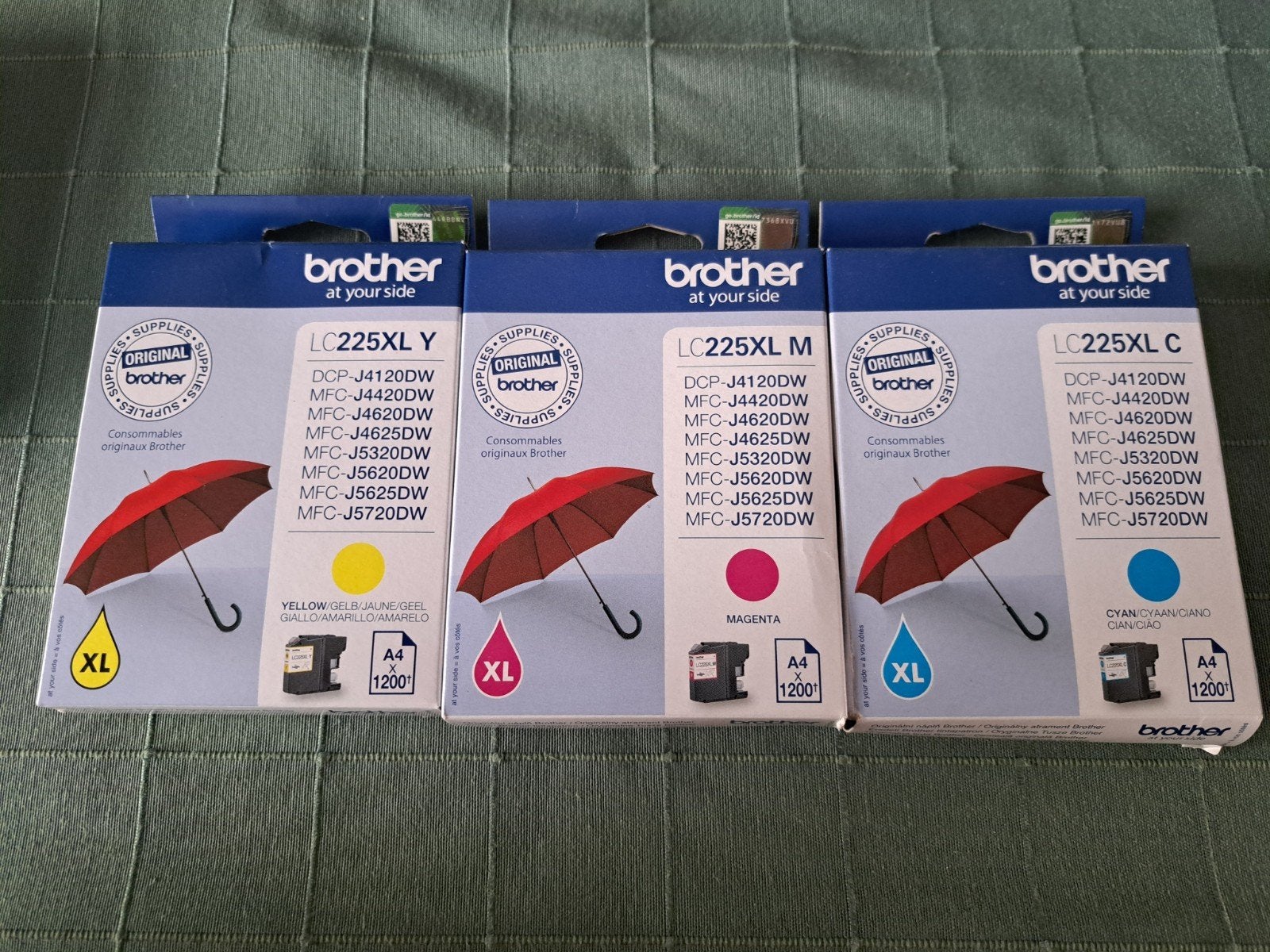 3x cartridge brother LC225XL M, Y en C. Nieuw. Samen 25 euro, Computers en Software, Ophalen of Verzenden, Nieuw