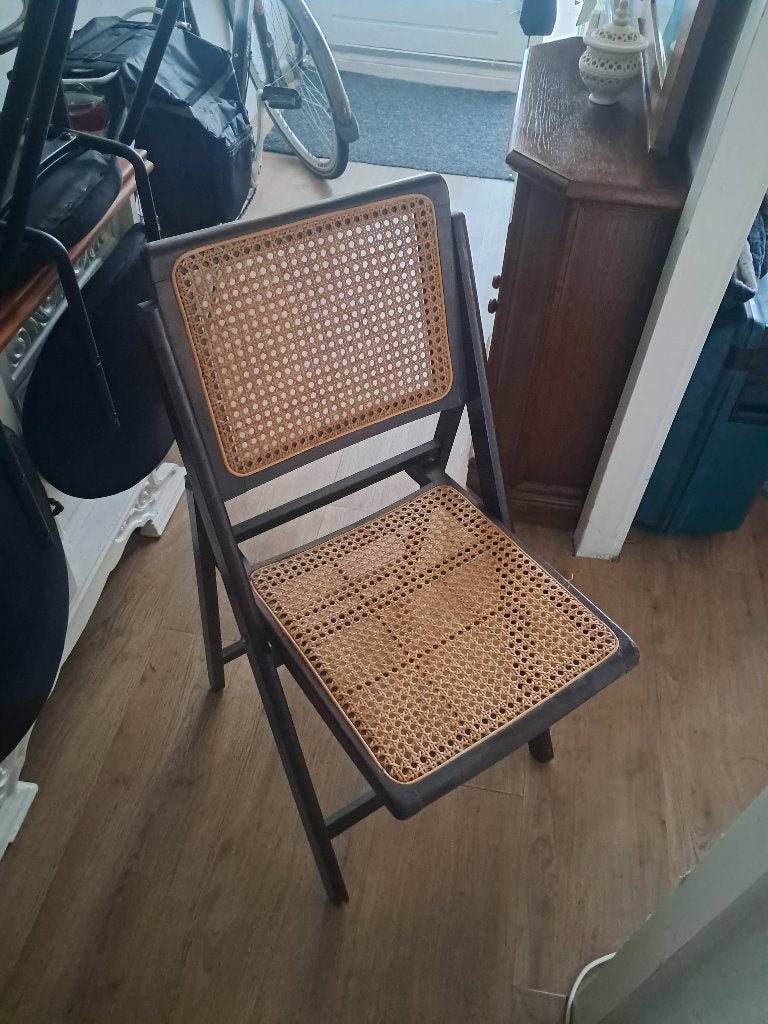 Pitriet klapstoel, Ophalen, Gebruikt, Hout, 1 kruk