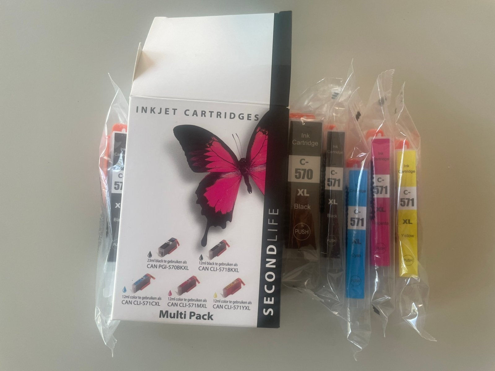 Inktcartridges Canon PGI-570XL / CLI-571XL multipack + 1, Ophalen of Verzenden, Nieuw