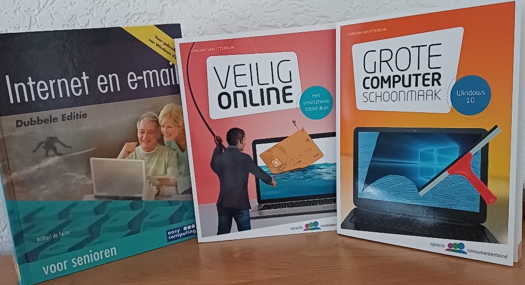 Computer boeken set – internet, veilig & pc opschonen | 016, Ophalen of Verzenden, Gelezen, Internet of Webdesign, Diverse auteurs